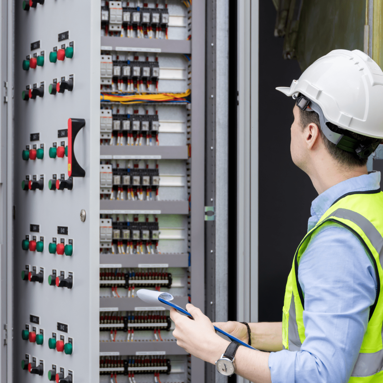 Students programming PLC panels during industrial automation training in Mohali