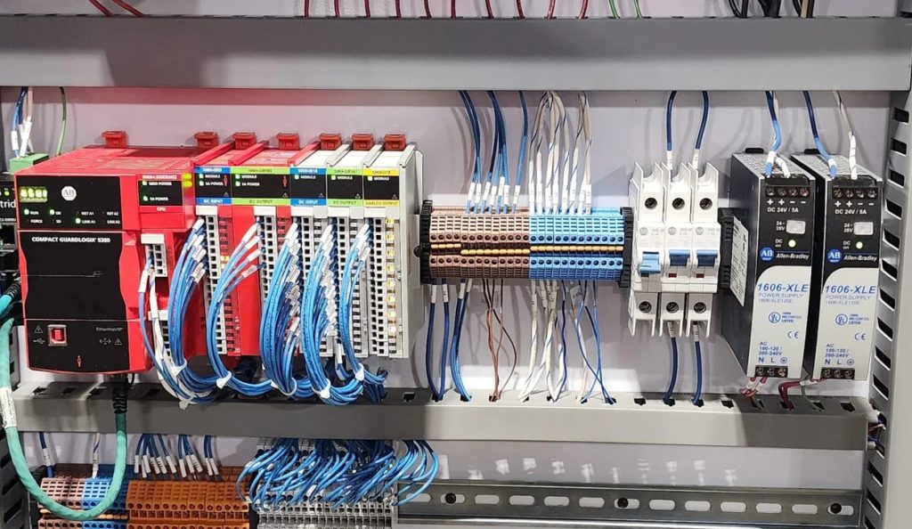 Allen Bradley PLC rack and modules