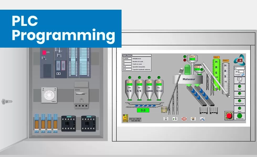 Ladder Logic training class with students