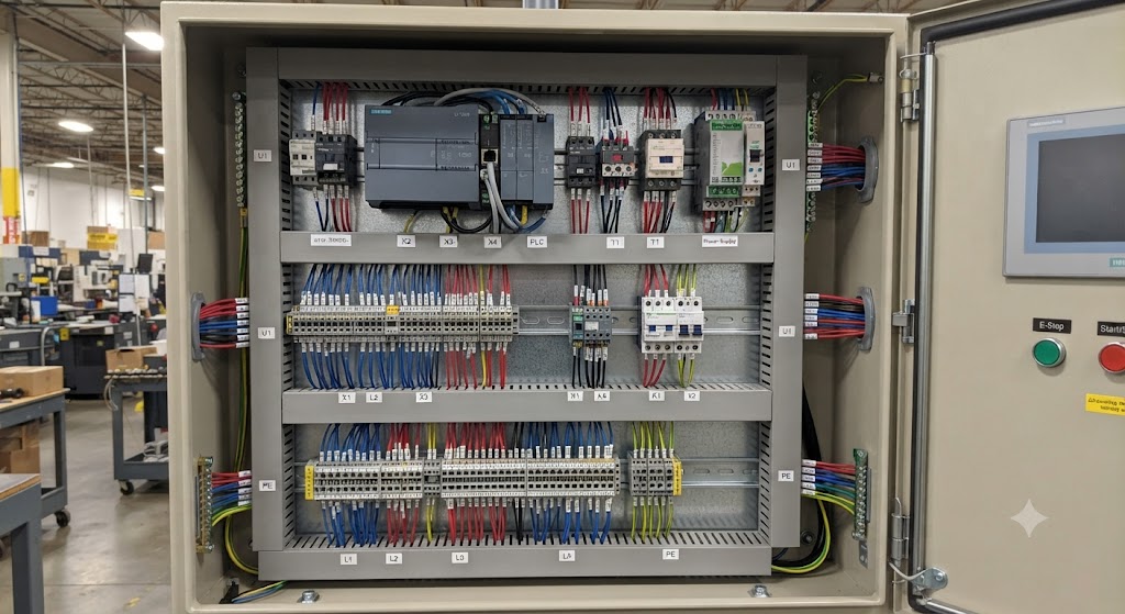 hands-on practical industrial automation course in Mohali lab panel